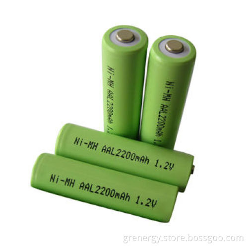 1.2V/2200mAh AA size NiMH rechargeable battery, low self-discharge, ready to use type